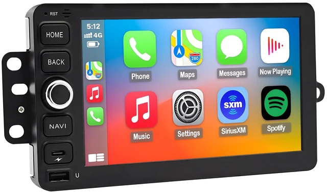 Main image of QLED Radio for Chevy Silverado 2003 2004 2005 2006 Touch Screen Stereo Replacement,Wireless Carplay Android Auto, Free Camera