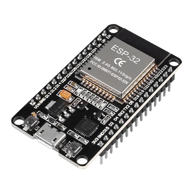 Alt view image 2 of 5 - 6PCS ESP32 ESP-32S WiFi Development Board NodeMCU ESP-32 Microcontroller 2.4GHz Dual-Core WiFi Bluetooth Processor Integrated Chip CP2102