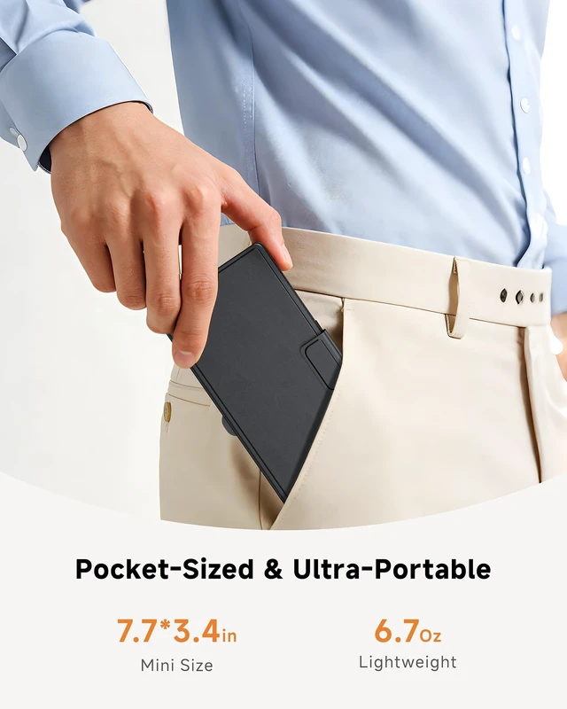 Alt view image 4 of 5 - Ultra Compact Keyboard & Mouse for Galaxy Z Fold 8/Fold8 Ultra/7/6/5, Phone