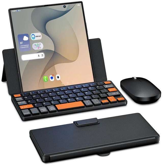 Main image of Ultra Compact Keyboard & Mouse for Galaxy Z Fold 8/Fold8 Ultra/7/6/5, Phone