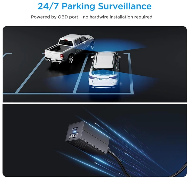 Alt view image 5 of 5 - VIOFO OP100 OBD-II Constant Power Cable for Dash Cam, Type-C USB Port