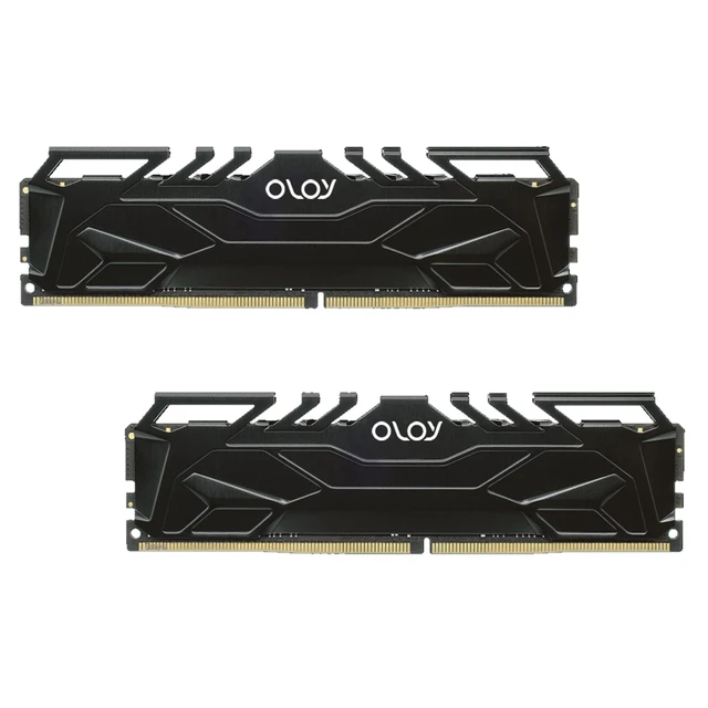 Alt view image 2 of 5 - OLOy DDR4 RAM 32GB (2x16GB) 2666 MHz CL19 1.2V 288-Pin Desktop Gaming UDIMM (MD4U162619DJDA)
