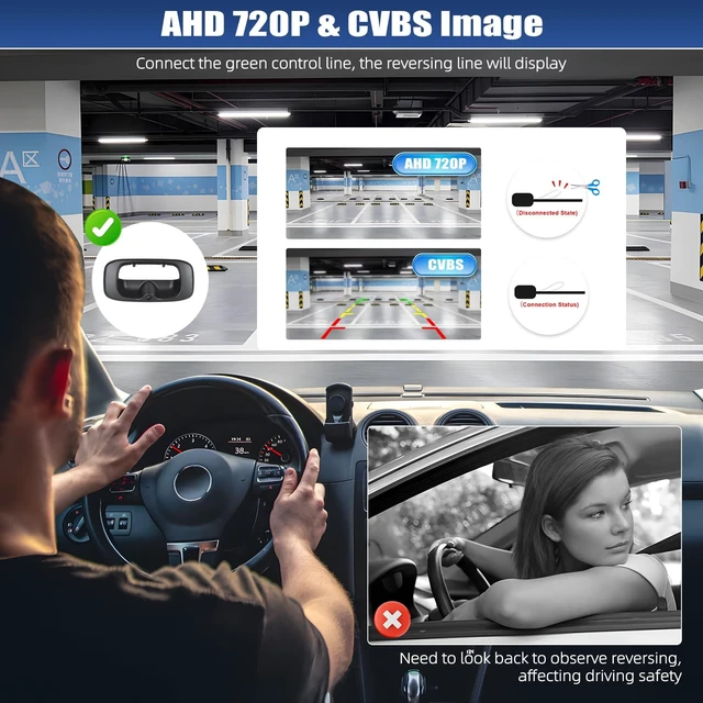 Alt view image 3 of 5 - HD Backup Camera for 1999-2006 Chevrolet Chevy Silverado 1500 2500 3500HD