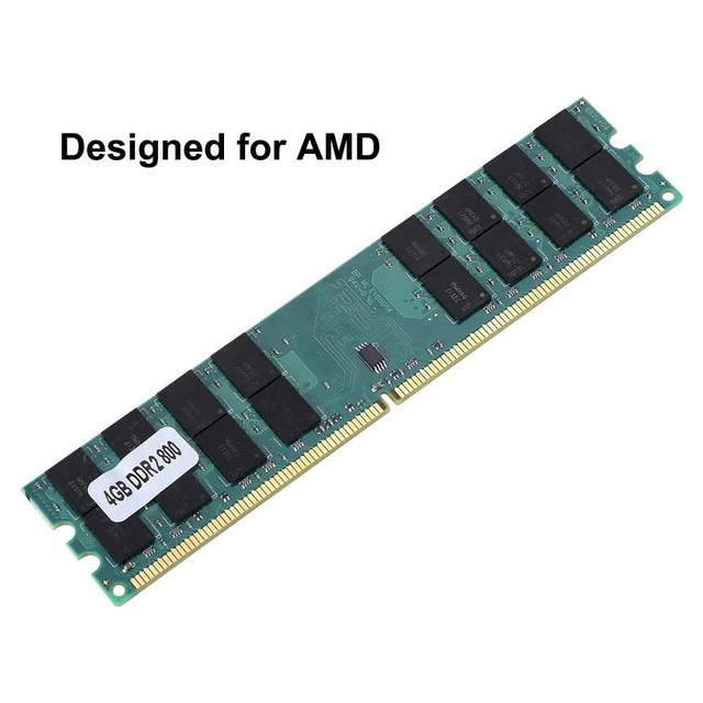 Alt view image 4 of 5 - Ejoyous DDR2 Memory, 4GB Large Capacity 240PIN 800MHz High Frequency Fast Data Transmission RAM DDR2 Memory Module for A M D Desktop Computer