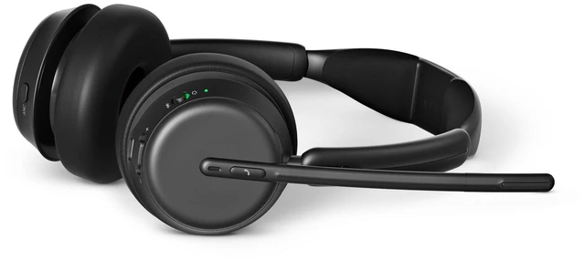 Alt view image 2 of 4 - EPOS Impact 1061 ANC High-Performance Bluetooth Headset for PC - Double-Sided, Advanced Noise Cancellation, EPOS AI, Super Wideband Audio, Intuitive Controls, for Professionals in Loud Workspaces