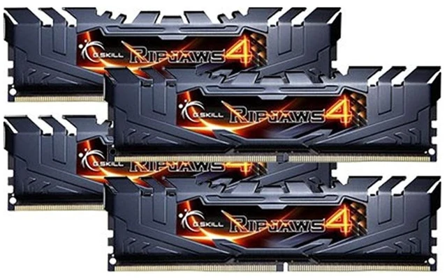 Main image of G.SKILL Ripjaws 4 Series 32GB (4 x 8GB) 288-Pin DDR4 SDRAM DDR4 2800 (PC4 22400) Extreme Performance Memory Kit Model F4-2800C16Q-32GRK