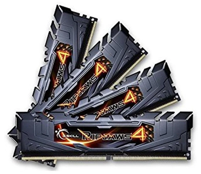 Alt view image 3 of 3 - G.SKILL Ripjaws 4 Series 32GB (4 x 8GB) 288-Pin DDR4 SDRAM DDR4 2800 (PC4 22400) Extreme Performance Memory Kit Model F4-2800C16Q-32GRK