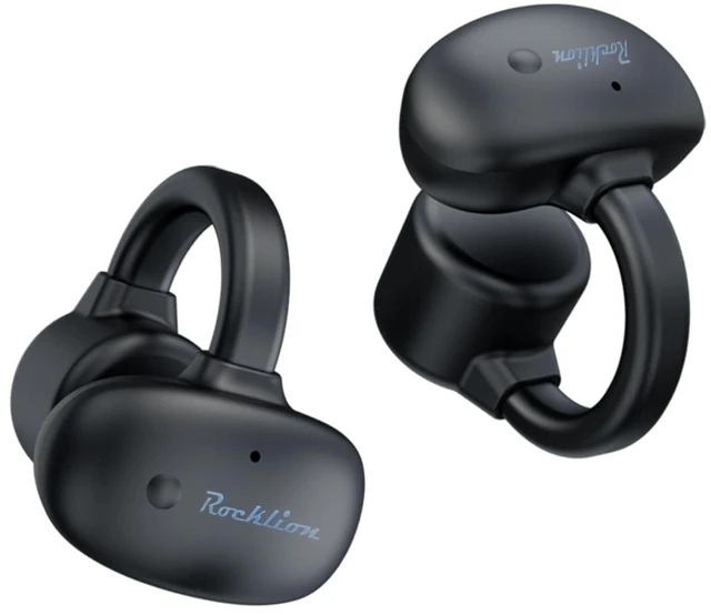 Main image of Dulailt Open-Ear Bone Conduction Headphones Bluetooth 5.3 Wireless, 30H Playtime IPX4 Waterproof Sport Earphones - Clip-On Lightweight Design for Running Cycling Gym Workouts