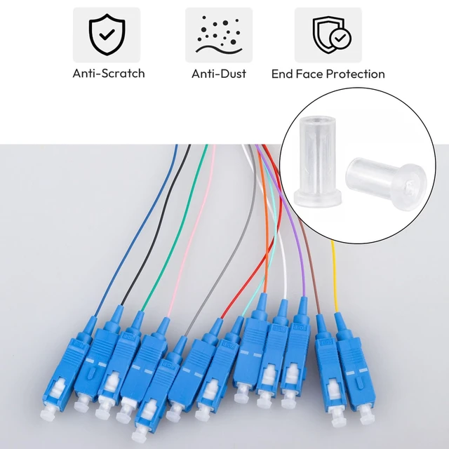 Alt view image 4 of 5 - Fiber Optic Dust Caps for 2.5mm FC/SC/ST Connector Ceramic Plug(2000PC)