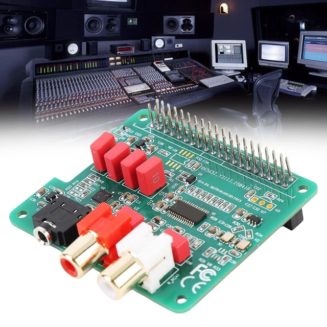 Alt view image 3 of 5 - Gugxiom HiFi DAC HAT Sound Card 384KHz 32Bit for Pi 5, 40 Pin GPIO