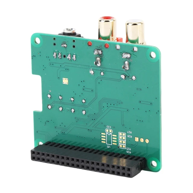 Alt view image 5 of 5 - Gugxiom HiFi DAC HAT Sound Card 384KHz 32Bit for Pi 5, 40 Pin GPIO