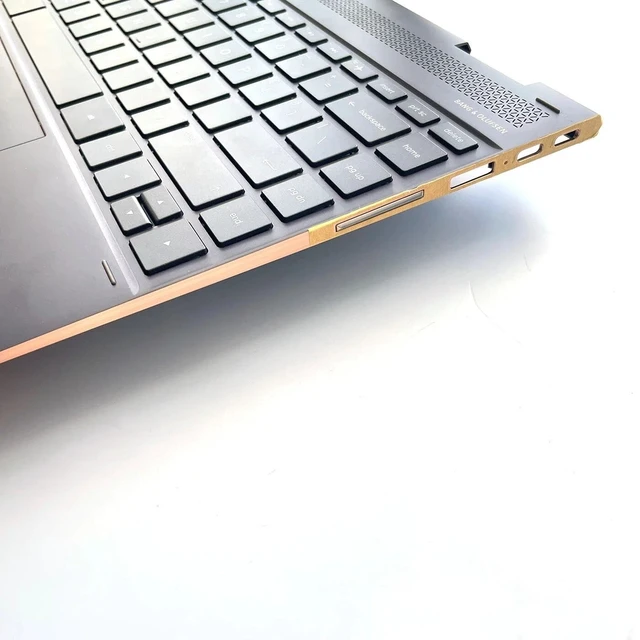 Alt view image 3 of 5 - New Replacement for HP Spectre X360 13-AE 13AE013DX 13TAE000 Series 13.3" Laptop Palmrest Upper Case Backlit Keyboard Touchpad Assembly Part 942040001 942042001 Brown