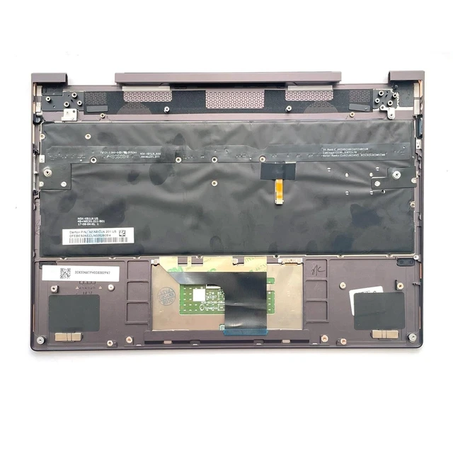 Alt view image 2 of 5 - New Replacement for HP Spectre X360 13-AE 13AE013DX 13TAE000 Series 13.3" Laptop Palmrest Upper Case Backlit Keyboard Touchpad Assembly Part 942040001 942042001 Brown