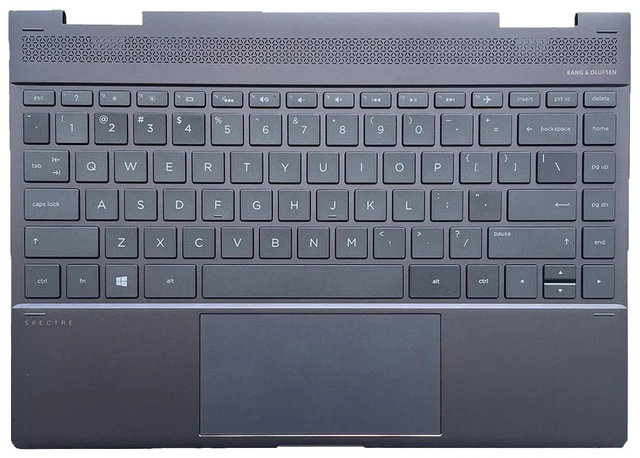 Main image of New Replacement for HP Spectre X360 13-AE 13AE013DX 13TAE000 Series 13.3" Laptop Palmrest Upper Case Backlit Keyboard Touchpad Assembly Part 942040001 942042001 Brown