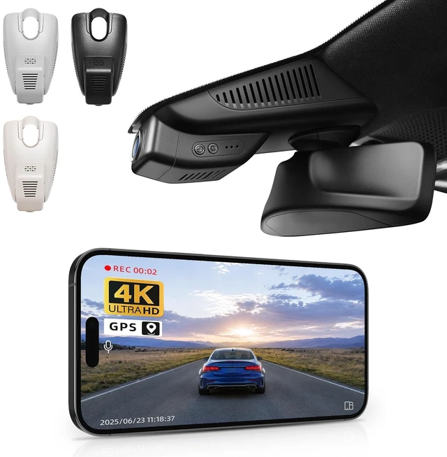 Main image of mangoal 4K Dash Cam for Mercedes-Benz C-Class 2015-2021(Model A Black)
