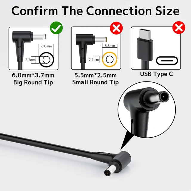 Alt view image 2 of 5 - 240W AC Adapter ADP-240EB B Fit for ASUS ROG TUF Gaming Laptop Charger