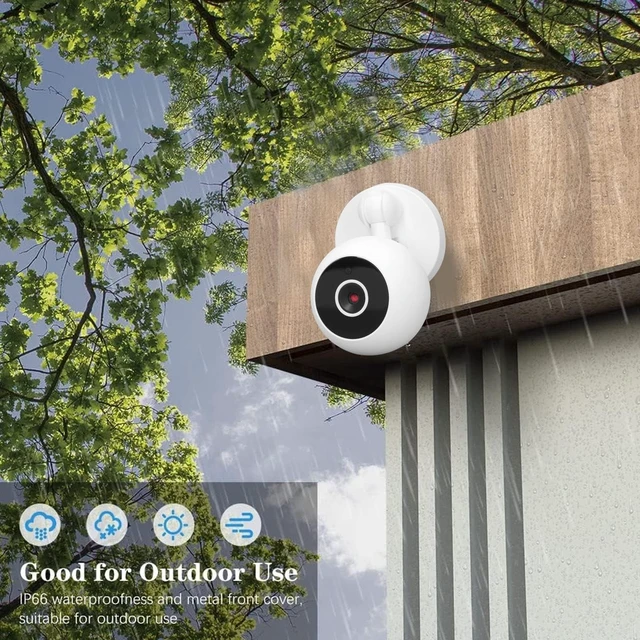 Alt view image 5 of 5 - Indoor Security Camera 360 Degree Walfront Smart Home Surveillance 1080P Two-Way Audio Real Time Alarm