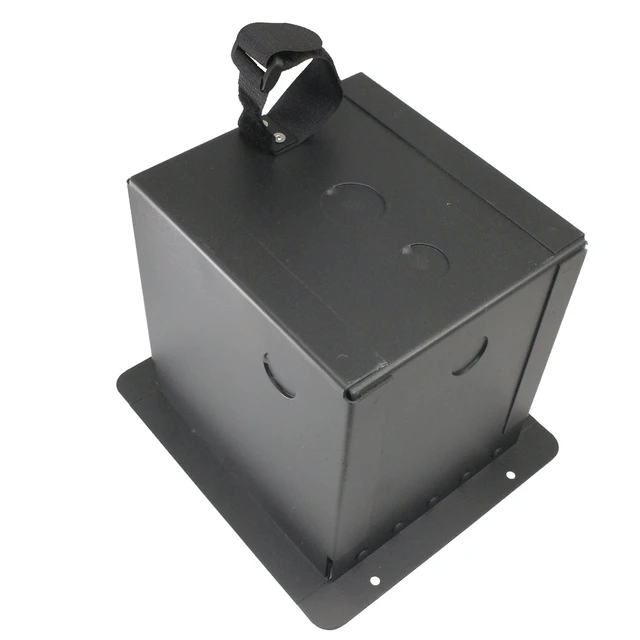 Alt view image 3 of 5 - Recessed Floor Box with Blank Plate: 9 Space