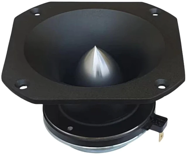 Main image of CIARE SPL CT441 Mylar Horn Tweeter Speaker Cast Black, 500W Program Power, 1.75" Voice Coil, 8 Ohm, 110 dB, 2,00020,000 Hz, 4.41" High Frequency Driver for Car, Motorcycle, Stage & DIY SPL Audio Gear