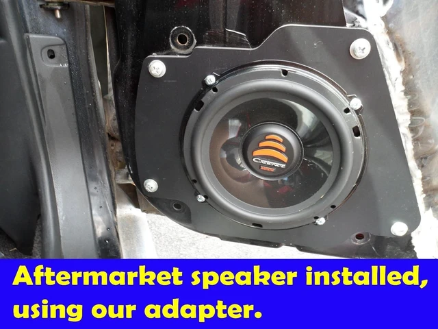Alt view image 5 of 5 - Front Door Speaker Adapter Spacer Rings -Fits 1989-1994 Nissan 240SX SAK004_55-1 Pair