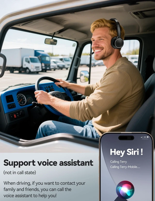 Alt view image 5 of 5 - TECKNET Wireless Headset