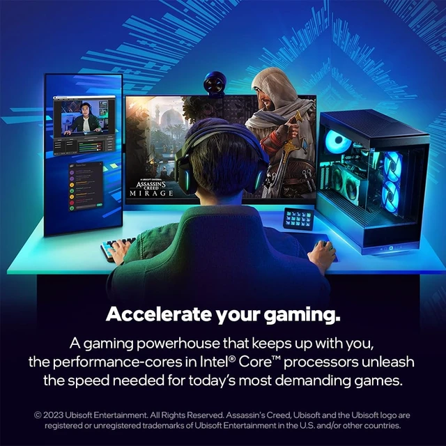 Alt view image 4 of 5 - Intel Core i7-14700K New Gaming Desktop Processor 20 cores (8 P-cores + 12 E-cores) with Integrated Graphics - Unlocked