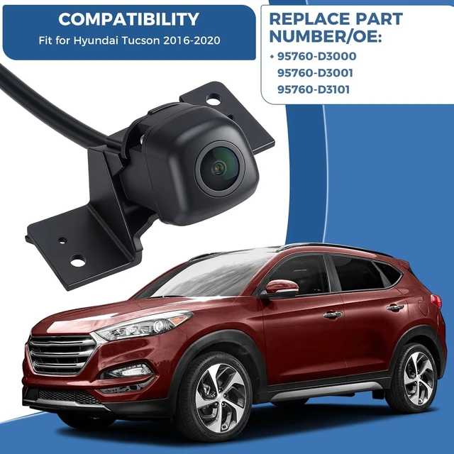 Alt view image 2 of 5 - Rearview Backup Camera OE: 95760-D3000 Fit for Hyundai Tucson 2016-2020