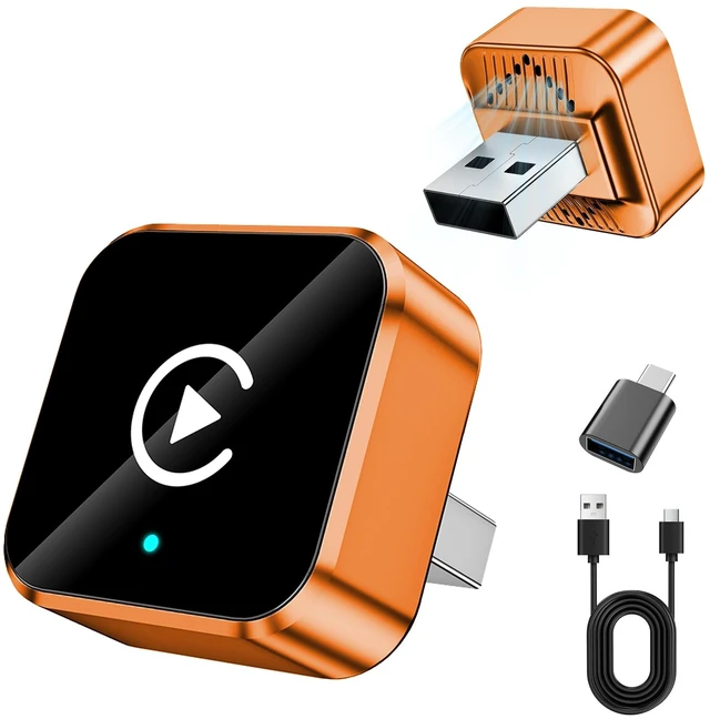 Main image of 2026 Upgraded Wireless CarPlay Adapter for iPhone & Android Android Phone