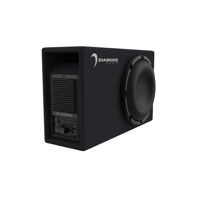 Alt view image 2 of 4 - Diamond Audio DESMB12A 12" 1000W 4 Active Subwoofer Enclosure with 500W Class-D Amplifier