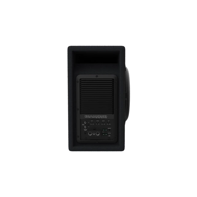 Alt view image 4 of 4 - Diamond Audio DESMB12A 12" 1000W 4 Active Subwoofer Enclosure with 500W Class-D Amplifier