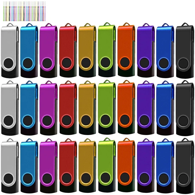 Main image of 8GB Bulk USB Flash Drive 50 Pack Nicepiten USB 2.0 Thumb Drive Pack - Color