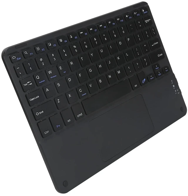 Main image of Bluetooth Keyboard, MultiFunction Scissor Keyboard with Touchpad External Computer 10in Ultra-Slim Portable Keyboard(Black)