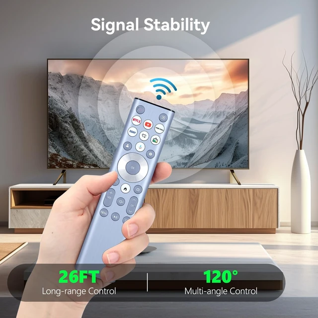 Alt view image 4 of 5 - Replacement ERF6G80H Remote Control for Hisense QLED S7N U8 A7N Series TV