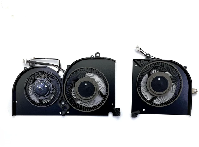 Alt view image 2 of 5 - New CPU + GPU Cooling Fan Replacement for MSI GS75 P75 WS75