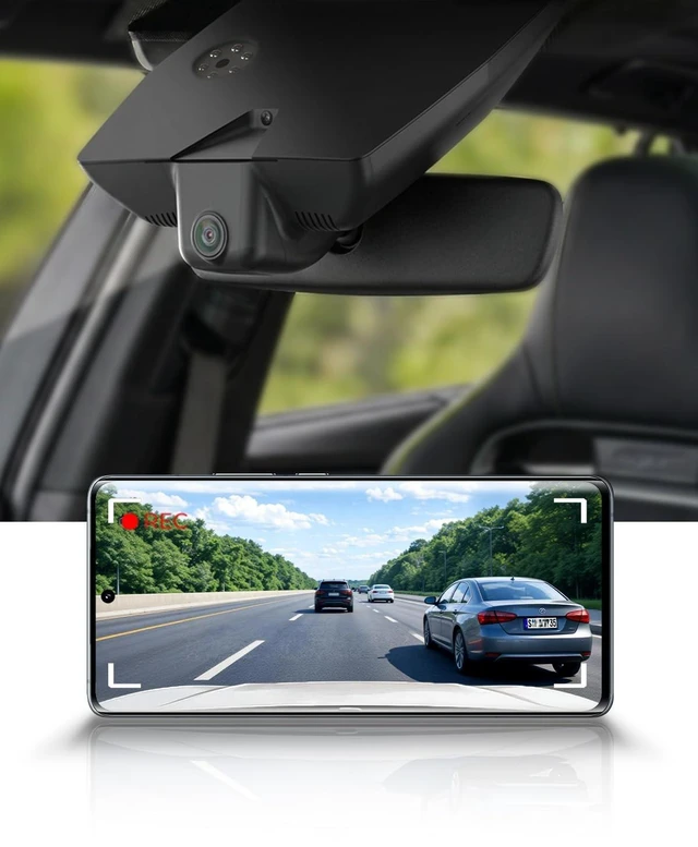 Main image of Fitcamx 4K Dash Cam Suitable for Kia EV6 2022-2026 GT GT-Line Light Long Range Wind, Integrated OEM Look, 2160P UHD Video, Loop Recording, WiFi & APP, Gravity Sensor, Easy to Install, 64GB Card