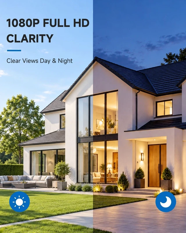 Alt view image 4 of 5 - Noorio Magnetic Wireless Security Camera Outdoor, Built-in 32GB Storage