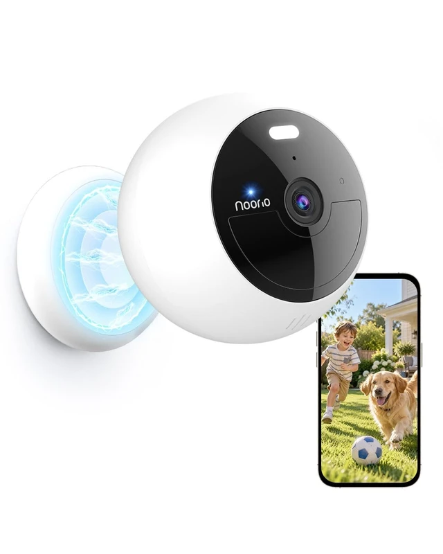 Main image of Noorio Magnetic Wireless Security Camera Outdoor, Built-in 32GB Storage
