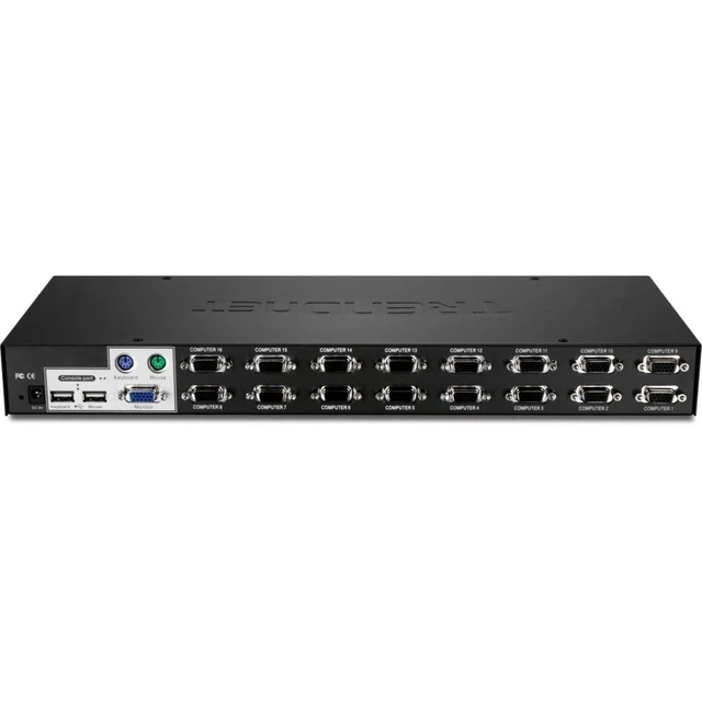 Alt view image 3 of 4 - TRENDnet 16-Port Rack Mount USB KVM Switch