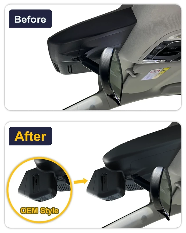 Alt view image 3 of 5 - Fitcamx 4K Dash Cam Suitable for Honda CR-V 2017-2022, Gen5 (Included 2 Cables), OEM Factory Look, 2160P UHD Video, Loop Recording, Built-in WiFi & APP, Gravity Sensor, Easy to Install, 64GB Card