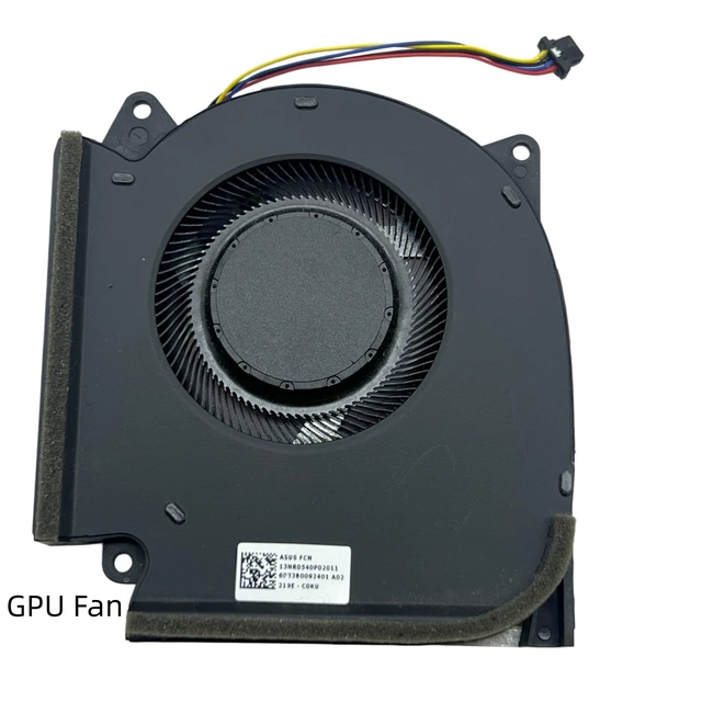 Alt view image 5 of 5 - New CPU GPU Cooling Fan Replacement for ASUS ROG Strix G513IM G513IR G513QM G513QR G533QM G533QR G533QS G713IM G713IR G713QM G713QR G733QM G733QR G733QS DC12V 1A FNAA FNAB 13NR0540P02011