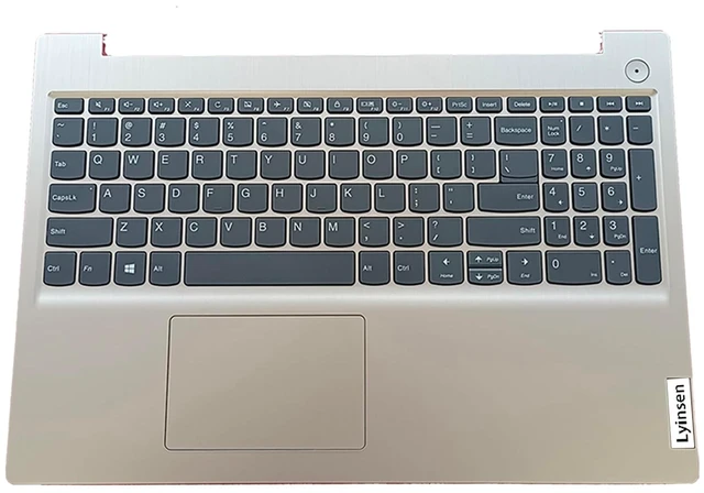 Alt view image 2 of 5 - Lyinsen Replacement for Lenovo ideapad 5-15IIL05 81YK 5-15ARE05 81YQ 5-15ITL05 82FG 5-15ALC05 82LN Laptop Upper Case Palmrest Keyboard Touchpad Assembly Part 15.6"SBB0X77935 5CB0X57656 Top Cover