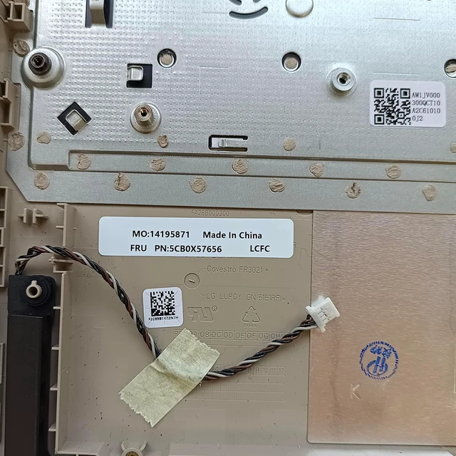Alt view image 5 of 5 - Lyinsen Replacement for Lenovo ideapad 5-15IIL05 81YK 5-15ARE05 81YQ 5-15ITL05 82FG 5-15ALC05 82LN Laptop Upper Case Palmrest Keyboard Touchpad Assembly Part 15.6"SBB0X77935 5CB0X57656 Top Cover