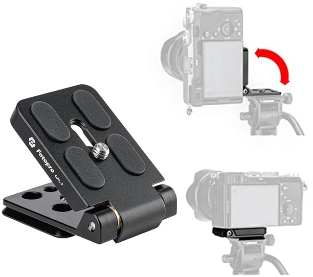 Main image of Fotopro Quick Release Plate, Horizontal & Vertical Shooting Switch, QAL-F