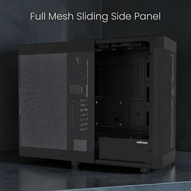 Alt view image 2 of 5 - Zalman i4 High Airflow Full Mesh ATX Mid-Tower Desktop Computer PC Case