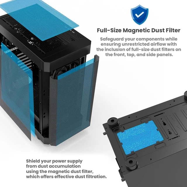 Alt view image 4 of 5 - Zalman i4 High Airflow Full Mesh ATX Mid-Tower Desktop Computer PC Case