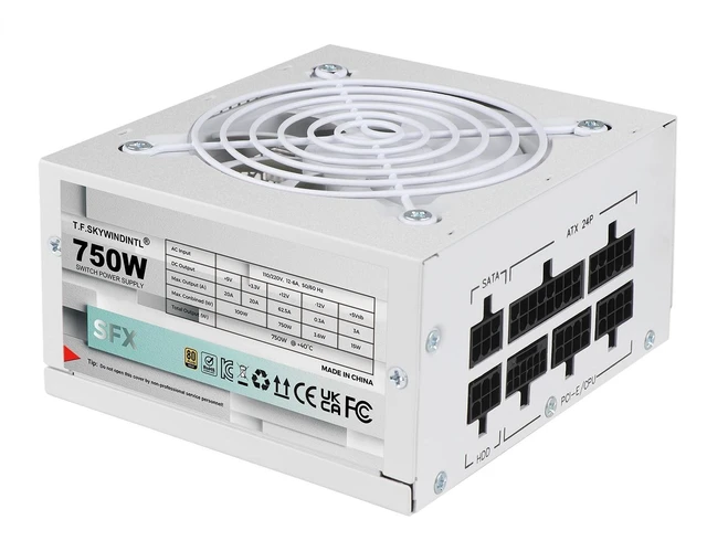 Main image of SFX Power Supply 750W 80 Plus Gold SFF ITX PSU Modular ATX 3.0 PCIe 5.0