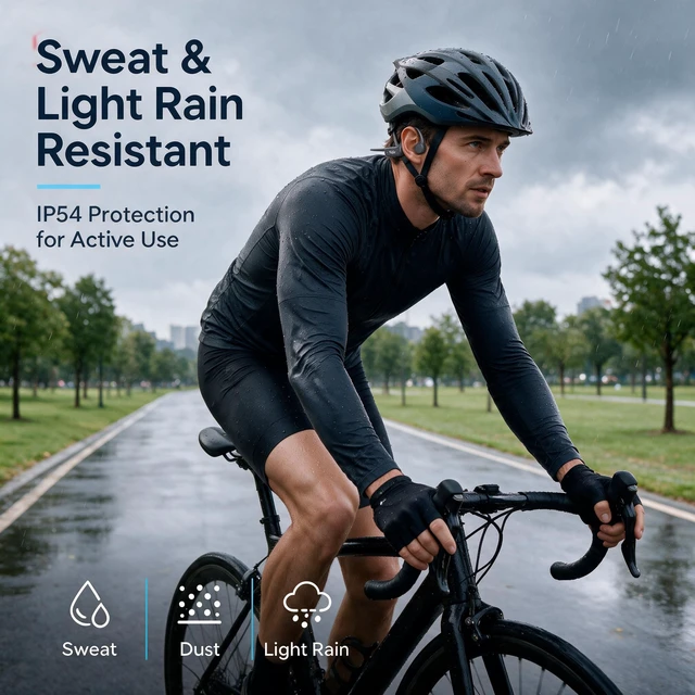 Alt view image 5 of 5 - Wigfar Bone Conduction Headphones, Open Ear Headphones, Bluetooth 6.0