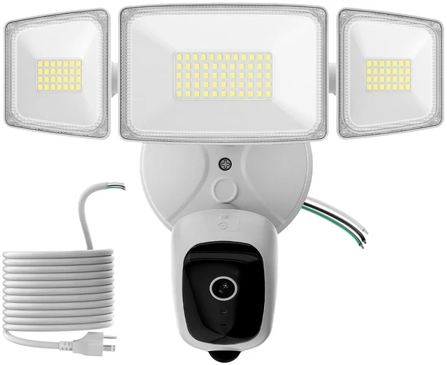 Main image of Onforu 5500lm Floodlight Camera with 20ft Plug, 2K Security Camera Outdoor