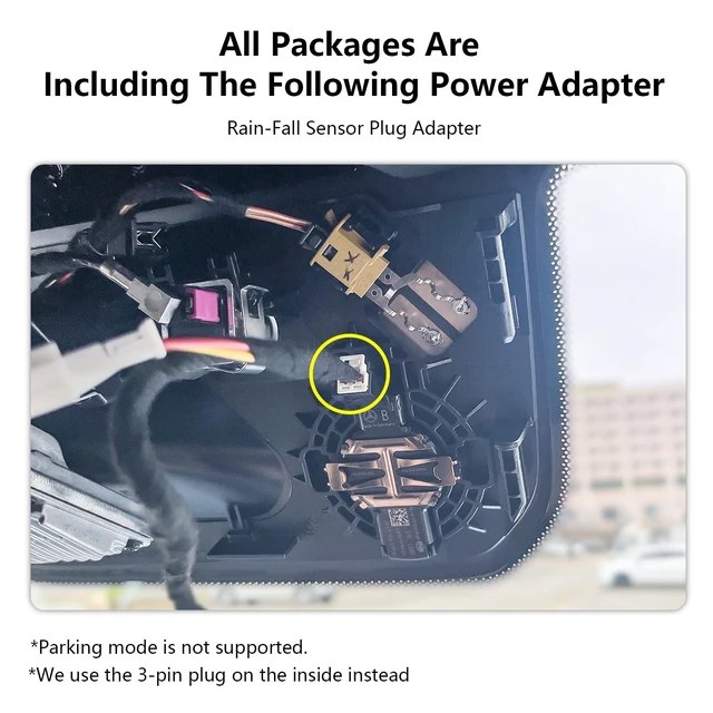 Alt view image 3 of 5 - Mangoal 4K Dash Cam for Mercedes-Benz G-Class W463 Gen2 2019-2024(Model B)