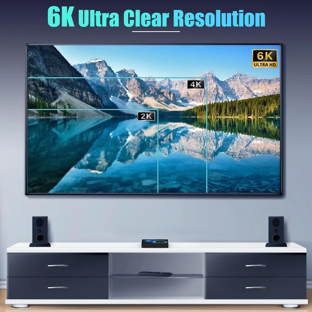 Alt view image 5 of 5 - T95H616 Android 10 TV Box, 2GB 16GB Quad Core Dual WiFi 6K UHD